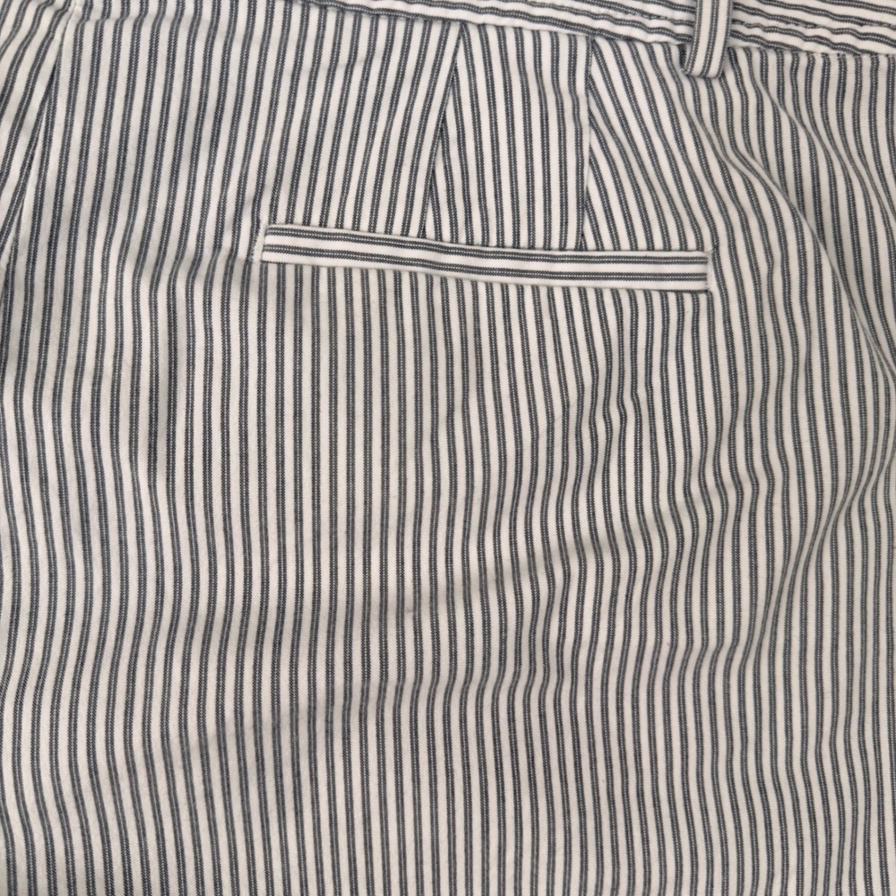 Talbots Perfect Shorts (16) Preppy Coastal Summer Black White Stripe Bermuda - Picture 12 of 12